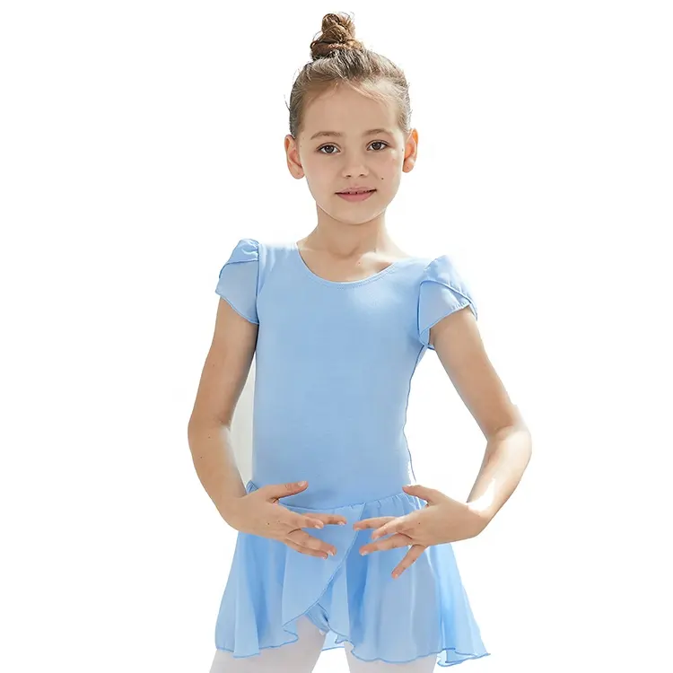 Детские шифоновые юбки для профессиональных представлений, балетное платье-пачка
