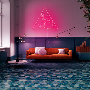 Letrero de neón de beso caliente, letrero de neón Led personalizado de fábrica profesional para logotipo de empresa comercial, luces de neón, decoración del banquete de boda - Product Image 2