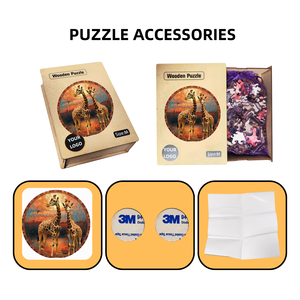 Quebra-Cabeça de Madeira Personalizado com Animais de Raposa Matemática com Peças Numeradas para Habilidades de Contagem na Pré-Escola e Educação Infantil - Product Image 1