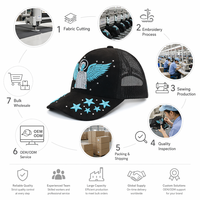 Gorra Trucker de Malla de Terciopelo con Logotipo Bordado 3D Personalizado, Gorra Snapback de Gamuza, Gorras de Lujo Estilo Urbano, Casquette