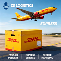 Transitaire 1688, Expédition Express DDP via DHL FedEx UPS de Chine vers l'Europe, Livraison Rapide FBA par Courrier Aérien Porte-à-Porte Zs