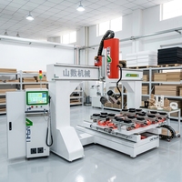 Centre de traitement multifonction 5 axes CNC ATC pour la découpe, le fraisage, le perçage et la gravure du bois, des meubles, du plastique et du mousse