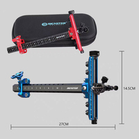 BICASTER ARCHERY NAVI - Viseur de tir à l'arc en carbone - Fabriqué en carbone 3k et alliage d'aluminium - Pèse seulement 180g - Mécanisme à dégagement rapide