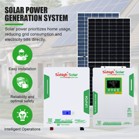 Kit Panel Surya Lengkap 48V 51.2V 5KW 10KW 20KW 30KW 60kwh/Hari Sistem Baterai Rumah Lifepo4 Baterai Surya Sistem Energi Surya