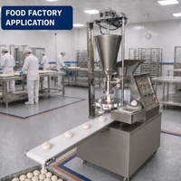 Machine automatique de fabrication de momos, baozis et pains du Népal, avec poids et garnissage réglables, pour usine de produits surgelés