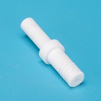 95% Alumina Ceramic Threaded Part Industrial Al2o3 Screwed Rod with Flange