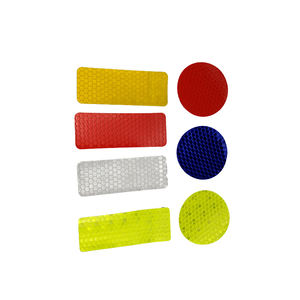 Bandes de sécurité réfléchissantes imperméables auto-adhésives haute visibilité de qualité diamant Décalcomanies durables pour <span class=keywords><strong>casque</strong></span> de vélo et de <span class=keywords><strong>moto</strong></span> - Product Image 1