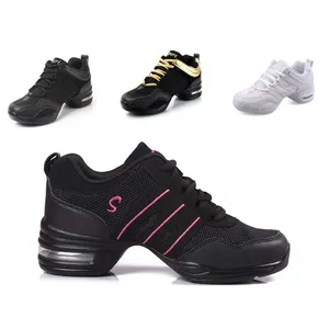 Menari Sepatu untuk Wanita Olahraga Fitur Tari Modern Jazz Sepatu Lembut Sol Luar Napas Sepatu Dansa Wanita Waltz Sepatu Grosir