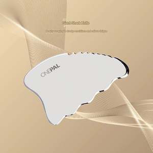 Strumento professionale in acciaio inox Gua Sha per Lifting facciale e drenaggio linfatico MedSpa & Clinic Use - Product Image 2