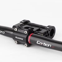 Tige de guidon de vélo Double Table de vélo pliante Bmx Pont Poignée Barre Courte Puissance Vélo Tige Réglable Tige Riser 25.4