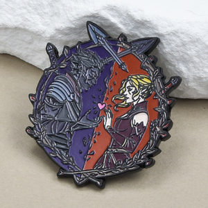 Épingles de revers personnalisées en métal émaillé, design gratuit, sur le thème de la fantasy, de la <span class=keywords><strong>romance</strong></span>, des déesses, des archers et des guerriers - Product Image 6