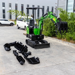 Mini Excavadora hidráulica sobre orugas HT10B de 1,0 toneladas con garantía de 1 año Buen estado Mini bomba de motor de excavadora pequeña - Product Image 4