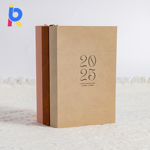 <span class=keywords><strong>A4</strong></span> A5 máy tính xách tay biểu tượng tùy chỉnh PU da kế hoạch đầy màu sắc chương trình nghị sự tạp Chí - Product Image 5