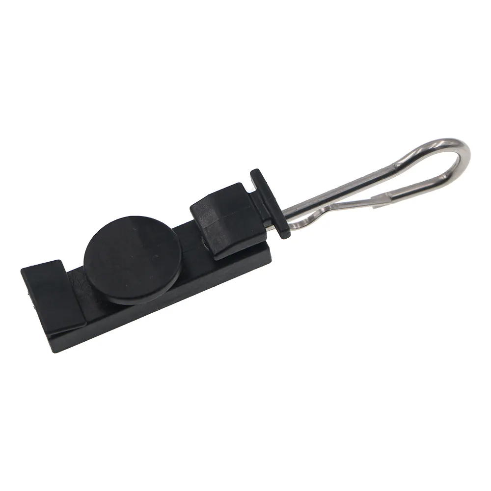 FCST601104 S Type Tension Clamp For Mounting FTTH Fiber Drop Cables With Insulated Neutral Messenger