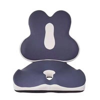 Ensemble de coussins ergonomiques en mousse à mémoire de forme, respirants et lavables, pour soulager la sciatique, le coccyx et les douleurs lombaires