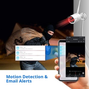 Tất Cả Trong Một 4 Kênh CCTV Kit NVR Camera Không Dây Thiết Lập An Ninh Wifi Hồng Ngoại IP66 2MP 4CH 1080P NVR CCTV Hệ Thống Giám Sát - Product Image 5