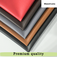 Cuir artificiel PU durable, directement de l'usine, épaisseur 0,7 mm, tissu simili cuir de vache pour sacs, vêtements, gants, chaussures, textiles de maison