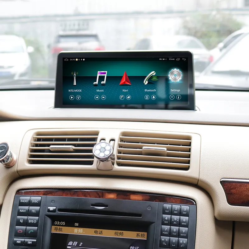 Pemutar Dvd Mobil Antisilau Bawaan, Radio, Dvd Mobil, Android 10.0, 8 Core, CPU 4 + 64G, untuk Mercedes Benz R Class 2005-2012