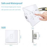 Interrupteur de chauffe-eau intelligent EU UK 20A 4400W, application Tuya Smart Life, télécommande, minuterie marche/arrêt, commande vocale Google Home Alexa
