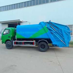 Fournisseur chinois, vente directe d'usine, camions à ordures 4x2 de 10 mètres cubes à bas prix / camions à ordures compacteurs. - Product Image 4