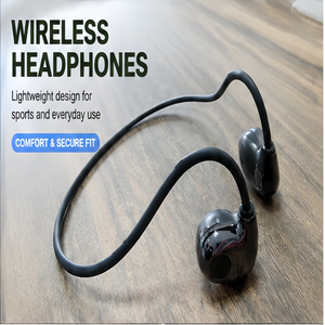 Nouveaux écouteurs sans fil à conduction osseuse Bluetooth 5.0 avec commande vocale, conception tour de cou sans pression, résistance à l'eau pour la vie quotidienne et les sports (moins de <span class=keywords><strong>3</strong></span> heures) - Product Image 5