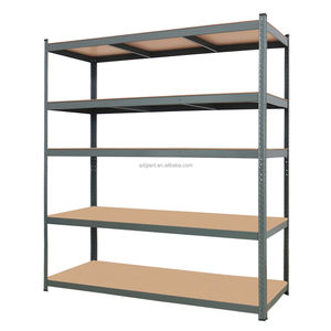 <span class=keywords><strong>Étagère</strong></span>s de stockage en acier robuste réglables à 5 niveaux, sans boulons, capacité de <span class=keywords><strong>charge</strong></span> de 300 kg, 180*160*<span class=keywords><strong>60</strong></span> <span class=keywords><strong>cm</strong></span>, protection contre la corrosion pour entrepôt - Product Image 2