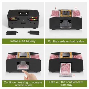 Shuffler-tarjeta de póker que funciona con batería, fácil de usar, eléctrica, negra, automática, para casa, fiesta, Club, 2 unidades - Product Image 4
