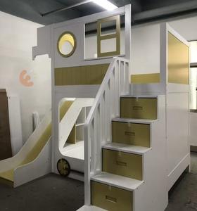 Nouveau design de lits superposés pour enfants Eibele ensemble de <span class=keywords><strong>lit</strong></span> pour garçons meubles de chambre à coucher pour la maison lits à thème voiture en bois massif pour enfants - Product Image 5