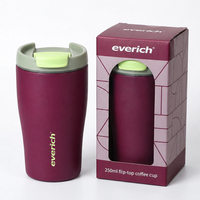 Mug à café exquis en acier inoxydable de 250 ml pour cadeaux, souvenirs et événements promotionnels