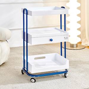 รถเข็นอเนกประสงค์สำหรับร้านเสริมสวย ชั้นวางอุปกรณ์เสริมสวยเคลื่อนที่ รถเข็นสปา รถเข็นทำเล็บ รถเข็นสำหรับมืออาชีพ - Product Image 4