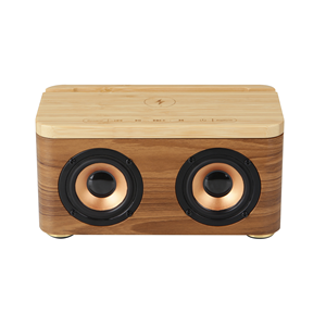M100 al aire libre para altavoz Bluetooth carga inalámbrica de madera Encinte Bois Caja Para Altavos Madera para uso en computadora - Product Image 1