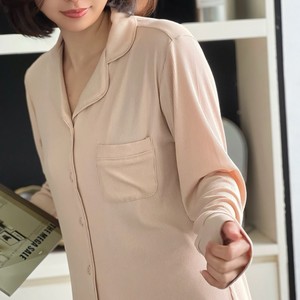 <span class=keywords><strong>Pigiama</strong></span> da <span class=keywords><strong>Donna</strong></span> in <span class=keywords><strong>Cotone</strong></span> Modal, Set Primaverile per Casa, Morbido, Tinta Unita, Lunghezza Intera, Super Elastico e Liscio - Product Image 3