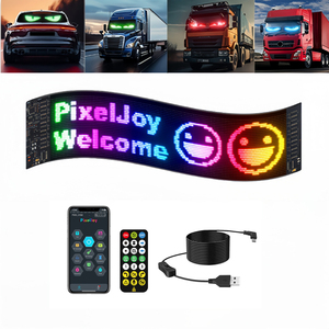 Customizable App-programmable <strong>Led</strong> Car <strong>Sign</strong> <strong>Board</strong> Usb Scrolling <strong>Message</strong> Light Matrix Panel for Decoration Office Digital - Product Image 1