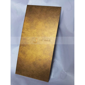 Li96 201 304 316ปัดแบบเส้นผมสแตนเลสแผ่นบรอนซ์โบราณประตูบรอนซ์ - Product Image 3