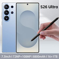 Smartphone Original 7.3Inch S26 Ultra 5G 16GB+1TB Dual SIM Fitur Gaming Berkualitas Tinggi Kondisi Versi Global Ponsel