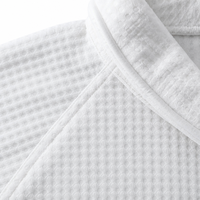 Peignoir de spa pour femme Feiyue, doux pour la peau, en tissu gaufré épais, avec ceinture ajustable – Grande Vente