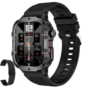 FLY RABBIT El más nuevo QX11 Smartwatch deporte al aire Libre 3 ATM Reloj inteligente impermeable para hombres 2023 con SOS Frecuencia cardíaca Presión arterial