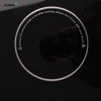 Xunda 90CM appareils de cuisson dessus en verre intégré 5 brûleurs cuisinière 4 gaz 1 simple électrique infrarouge Induction cuisinière en céramique plaque de cuisson