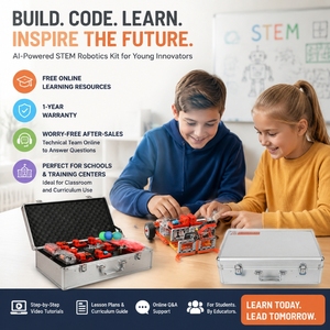 Kit <span class=keywords><strong>de</strong></span> Robótica Educativa con Sensor para Aula, Programación STEM Electrónica, IA Avanzada, Robots Educativos para Escuela, Medio Oriente - Product Image 2