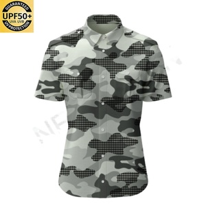 Camiseta de Manga Corta con Camuflaje Personalizado para Hombre, Protección Solar UPF 50+, Camiseta de Pesca de Secado Rápido, Top Táctico con Protección Anti-UV e Impresión por Sublimación - Product Image 5
