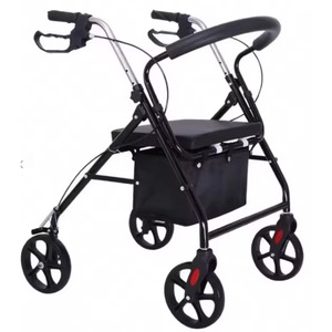 Hand Truck Folding Trolley Four Wheel Transport Trolley Suitable for Warehouse Workshop Tools Airport Customization Available - Product Image 1