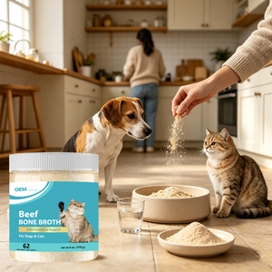 Poudre de Bouillon d'Os pour Animaux de Compagnie OEM/ODM, Stimulant d'Appétit, Vente en Gros, Nouveau Complément Nutritionnel pour Chiens et Chats - Product Image 6