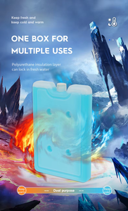 Wholesale Leakproof Customizable Shapes Cooler Box Use HDPE Reusable Gel Ice Pack <strong>Freezer</strong> Gel <strong>Block</strong> for Cold Chain Storage - Product Image 2