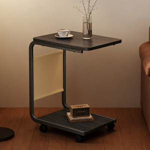 Most Popular Nordic and French Style <strong>Black</strong> Small <strong>Side</strong> <strong>Table</strong> Coffee Corner C Shape <strong>Side</strong> <strong>Table</strong> for Living Room - Product Image 1