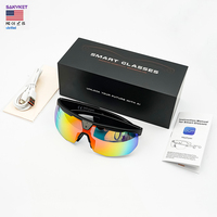 Lunettes de sport intelligentes SANVNET 2026 SNT STRIDE AI avec caméra, stabilisation d'image 8MP, enregistrement vidéo, lunettes de cyclisme – Stock US
