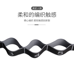 Sangle de yoga Grom, bande élastique à 8 sections pour la remise en forme, la danse, la correction de posture et l'entraînement de résistance - Product Image 2