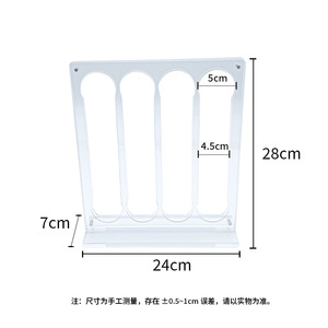 Acrylic <b>Coffee</b> <b>Pod</b> <b>Storage</b> Rack Transparent Shelf 24x7x28 Cm For Capsule Organizing Display - Product Image 3