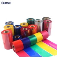 Pita Transfer Termal Premium Wax Barcode TTR 30mm-110mm*300m dengan Fleksibilitas Tinggi