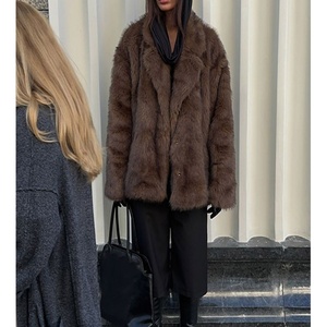 2025 New Warm Faux Fur Langarm mantel für Frauen - Product Image 1