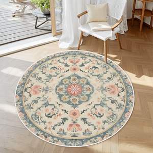 Image personnalisée tapis en polyester de haute qualité fait à la main bordure blanche douce grand pour chambre à coucher moderne classique haut fait à la main rectangle abstrait - Product Image 2